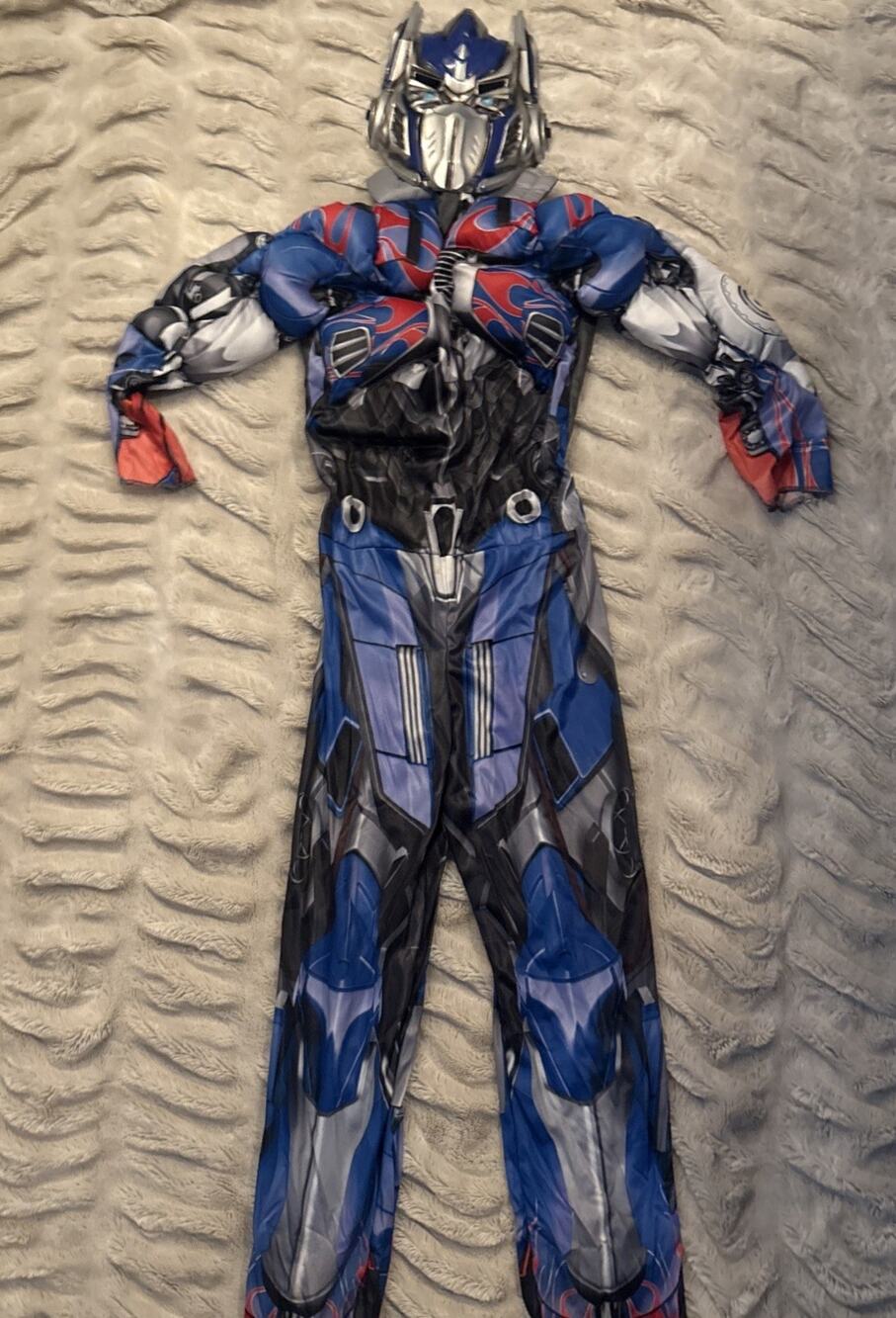 Transformers Optimus prime Costume With Bonus Gloves Size Small 4-6